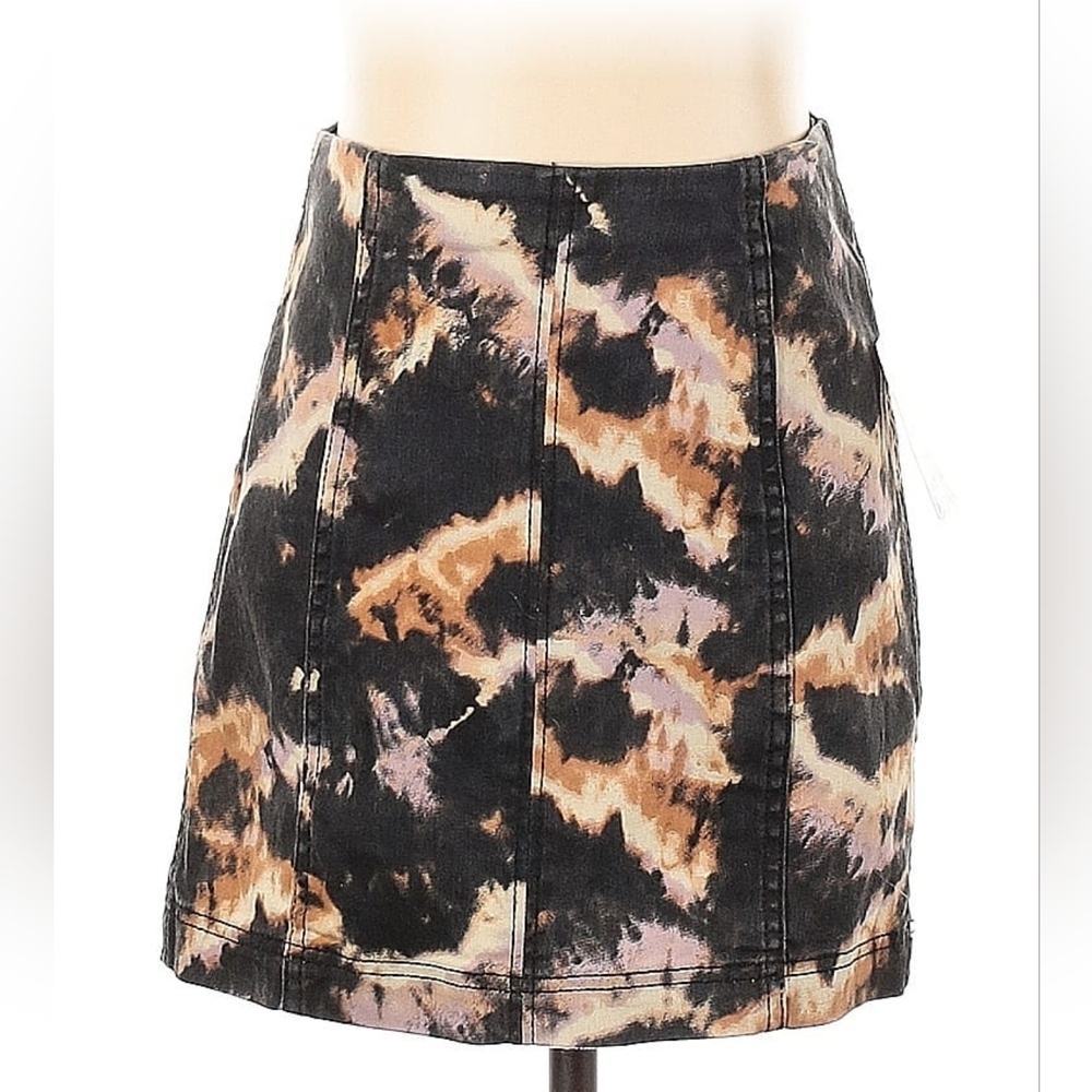 Free People Tie-Dye Mini Skirt - Picture 2 of 5